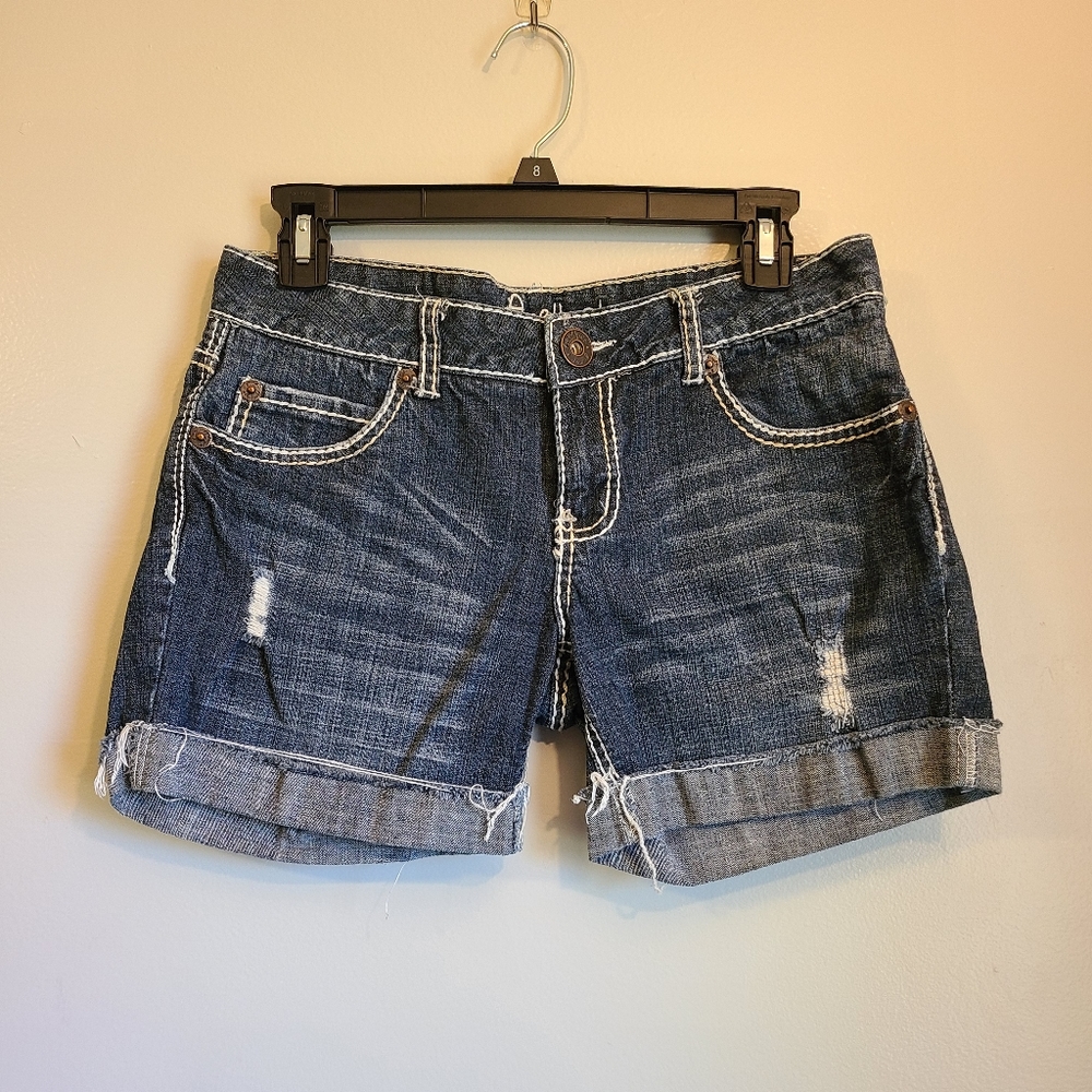 Amethyst Low Rise Jean Shorts
